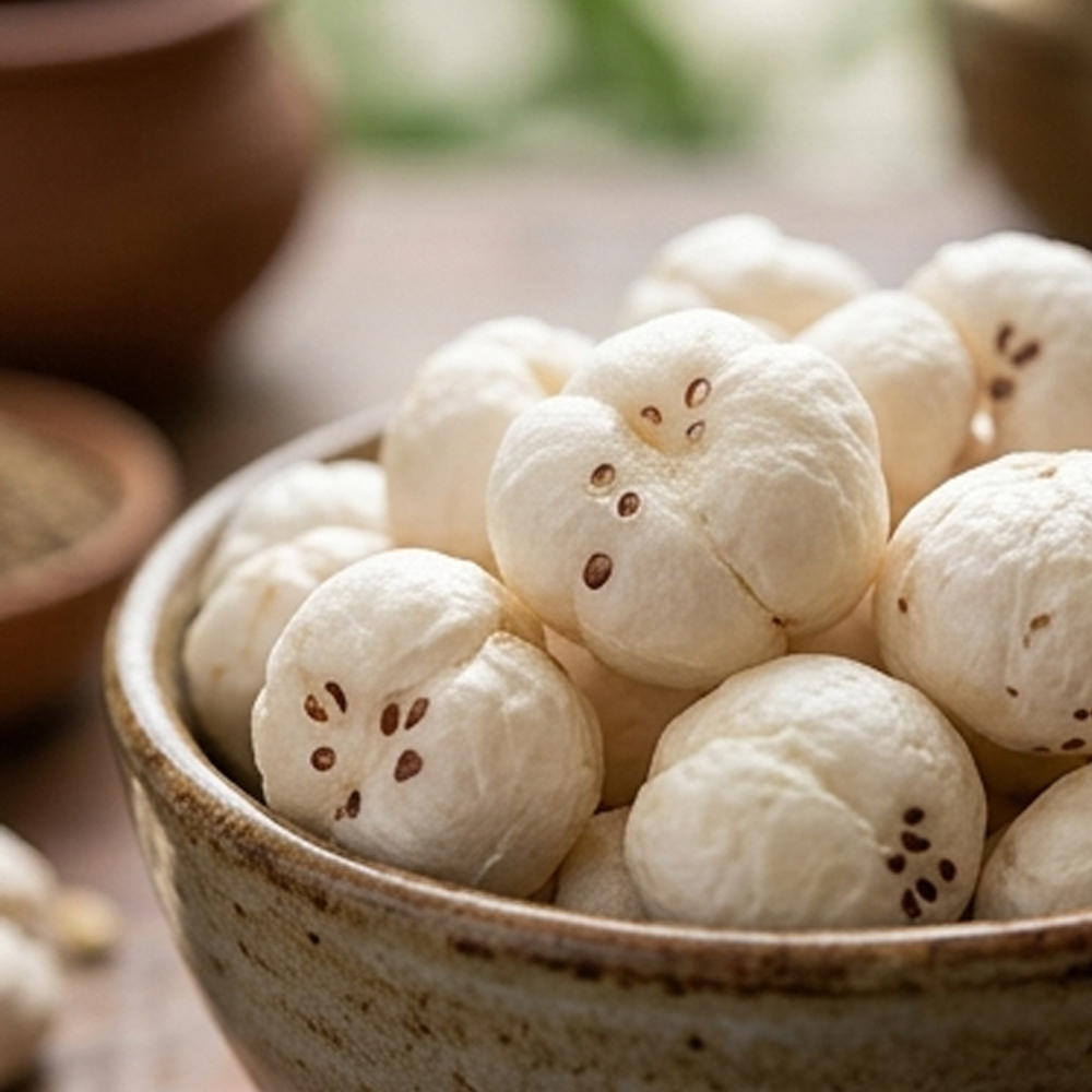 6 Suta Makhana — Large Grade Premium Fox Nuts