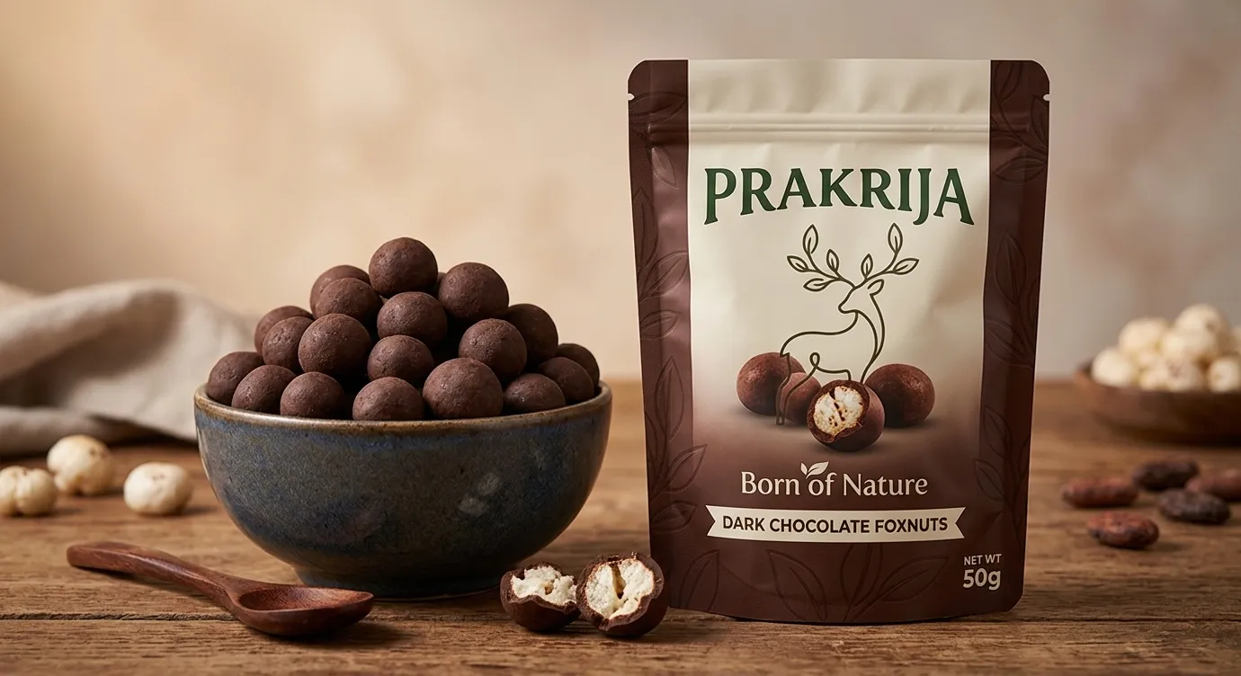 Chocolate Sweet Makhana Dessert Snack