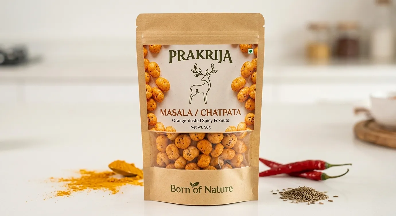 Masala Chatpata Spicy Makhana Indian Snack