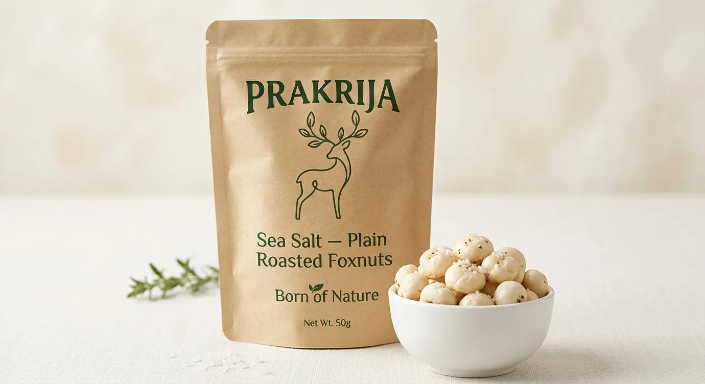 Sea Salt Plain Roasted Makhana Snack